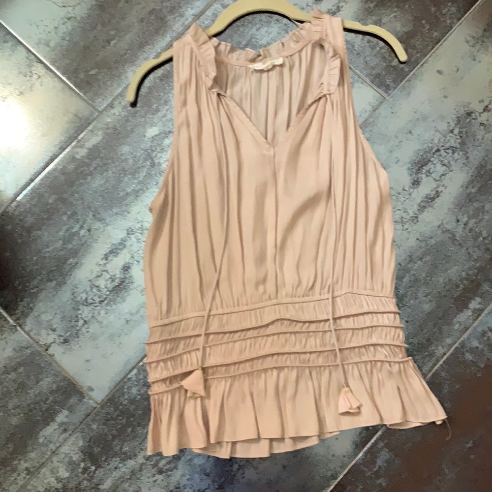 Anthropologie Sleeveless Drop waist blouse-Medium